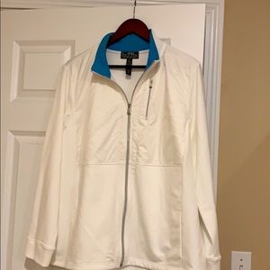 Plus Lauren Ralph Lauren full zip jacket